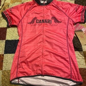 NWT Canari Hot Pink Cycling Top Size L
